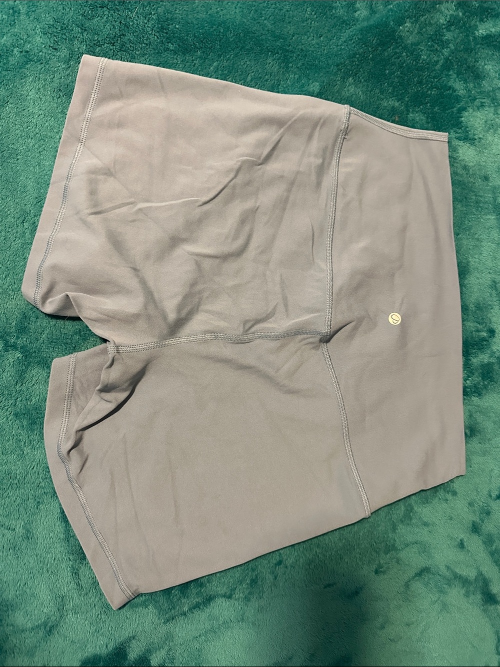 CRZ YOGA Slate Blue High-Rise Bike Shorts